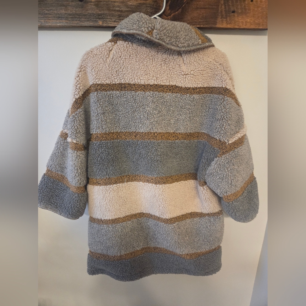 En Thread Alpaca And Wool Blend Teddy Bear Jacket - Picture 4 of 5